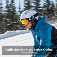 Ski Helmet Protection System Snowboard Helmet Impact Resistant Equipment for Skiers, Snowboarders, Skiing, Snowboarding