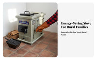 Heating Stove, Multienergy Boiler Wood Electric, Energy-Saving, Rural Home, Floor Heating