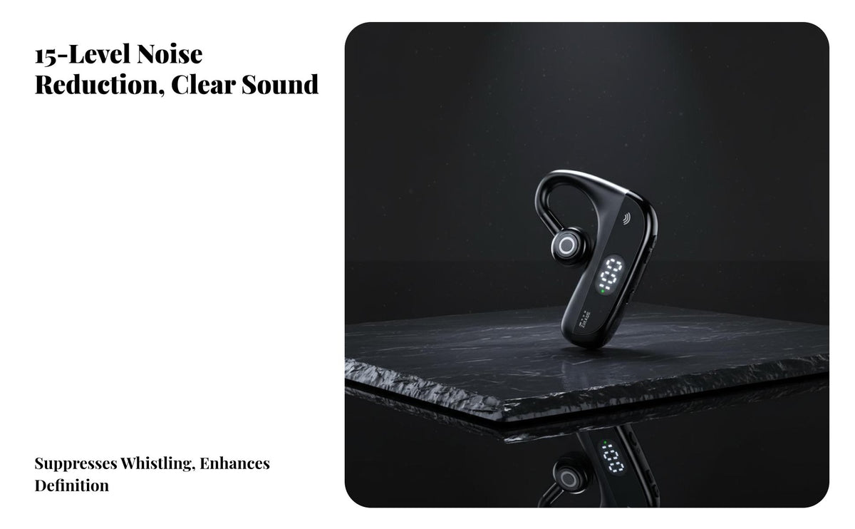 Behind-the-Ear Hearing Aid for Seniors, Non-In-Ear, Noise Reduction, 2025