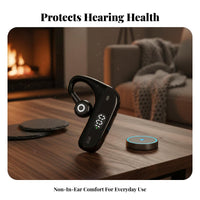 Behind-the-Ear Hearing Aid for Seniors, Non-In-Ear, Noise Reduction, 2025