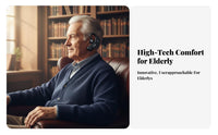 Behind-the-Ear Hearing Aid for Seniors, Non-In-Ear, Noise Reduction, 2025