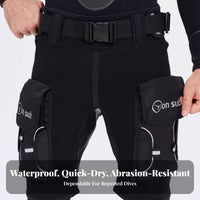 Technical Dive Shorts, Waterproof, Quick-Dry, Multi-Functional, Neoprene, Storage Pockets