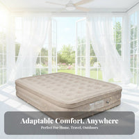 Inflatable Mattress with Built-in Pump, Automatic Air Bed, Portable for Camping, Tent, Home