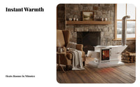 Gasification Stove, Five-Stage burning, Energy-Saving Indoor Heater, Smokeless Wood Home Rural Use