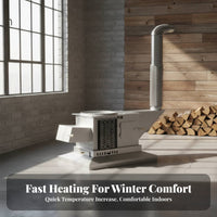 Gasification Stove, Five-Stage burning, Energy-Saving Indoor Heater, Smokeless Wood Home Rural Use