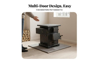 Smokeless Gasification Heater, double energy Wood Stove, Indoor Winter Heating, 66lb Capacity