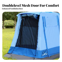 Portable Tailgate Tent, Car Kitchen Shower Awning, for SUV, MPV, Business Vehicle, Quick Open, Waterproof