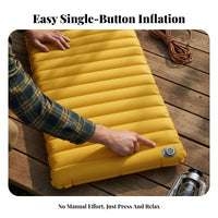Camping Inflatable Sleeping Pad, Automatic Air Mattress, Portable Folding Bed, Outdoor Tent, Indoor Floor Mat, Double