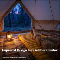 Camping Inflatable Sleeping Pad, Automatic Air Mattress, Portable Folding Bed, Outdoor Tent, Indoor Floor Mat, Double