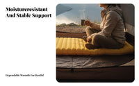 Camping Inflatable Sleeping Pad, Automatic Air Mattress, Portable Folding Bed, Outdoor Tent, Indoor Floor Mat, Double