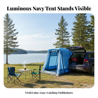 Portable Tailgate Tent, Car Kitchen Shower Awning, for SUV, MPV, Business Vehicle, Quick Open, Waterproof