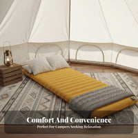 Camping Inflatable Sleeping Pad, Automatic Air Mattress, Portable Folding Bed, Outdoor Tent, Indoor Floor Mat, Double