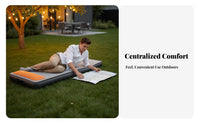 Inflatable Mattress, Outdoor Car rear Seat Sleeping Pad, Foldable Thickened Travel Bed for Camping, Random design