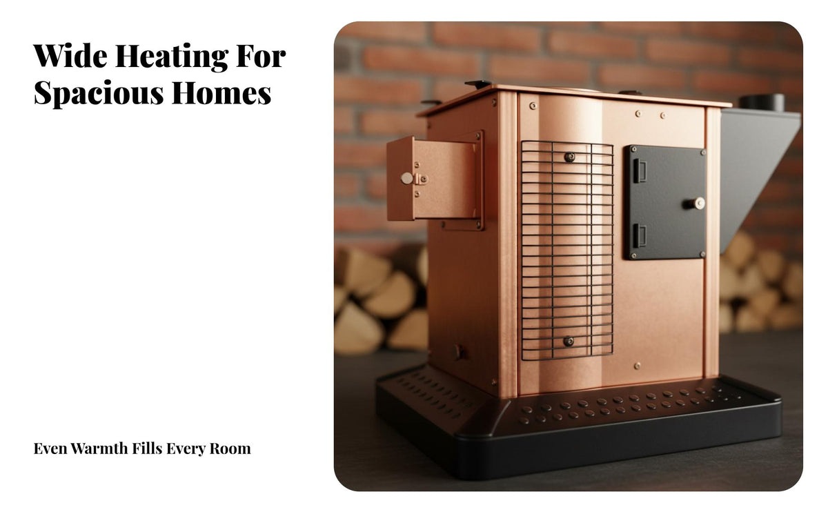 Wood Burning Stove, Indoor Wood Heater, Multi-Functional Winter Heating heater for Home, Rural Use