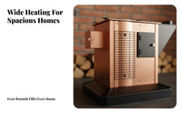 Wood Burning Stove, Indoor Wood Heater, Multi-Functional Winter Heating heater for Home, Rural Use