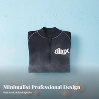 3mm Split Wetsuit Jacket, Fleece Lined, Thermal Diving Top, Unisex, quick wear