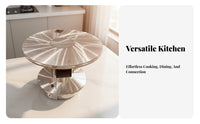 Stainless Steel Gasification Reflow Stove, Thickened Multienergy Water Boiler with Oven, Indoor Home Use