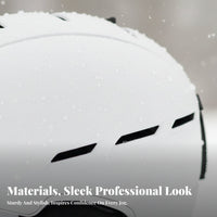 Ski Helmet, Unibody Construction, Outdoor Sports, Men Women, winterboard, Adjustable Fit, Multiple hues