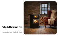 Gasification Stove, Indoor Smokeless Heating Stove, double energy Wood 2024 New, Cooking & Heating