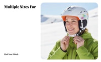 Ski Helmet, Unisex, Breathable, Windproof, Warm, Protective Gear for Snowboard & Ski