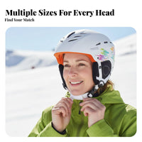 Ski Helmet, Unisex, Breathable, Windproof, Warm, Protective Gear for Snowboard & Ski