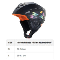 Ski Helmet, Unisex, Breathable, Windproof, Warm, Protective Gear for Snowboard & Ski