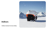 Ski Helmet, Unisex, Breathable, Windproof, Warm, Protective Gear for Snowboard & Ski