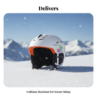 Ski Helmet, Unisex, Breathable, Windproof, Warm, Protective Gear for Snowboard & Ski