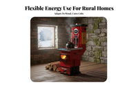 Home Heating Stove, Energy-Saving Gasification Boiler, Fast Heating, Multi-Fuel, Rural Use