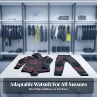 7mm Wetsuit, Two-Piece Split Design, fastenered, Fleece Lined, Winter Thermal Diving Suit, 5mm/3mm choices