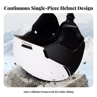 super Lightweight Ski Helmet, Small Brim, Adjustable Vents, Unisex Adult, collision Resistant, powder Sports