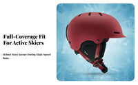 Winter Helmet, Gradient Ski Helmet, Electroplated Silver Material, Unisex, Adjustable, NT31, Snowboarding Gear