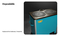 Sphere Heating Stove, Water Heating, Home Use, Space-Saving, Connects Radiator, High Performance