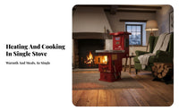 Home Heating Stove, Energy-Saving Boiler, Radiator & Underfloor Compatible, Multi-Fuel Rural Heater