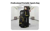 Ice Sports Gear Bag, Upright Rolling Trolley, Polyester, For Kids Adults