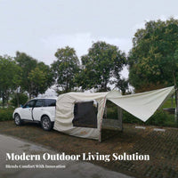 Car Rear Tent, SUV Camping Awning, Outdoor Travel, Quick Setup