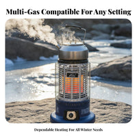 Outdoor Gas Heater, Indoor Winter Natural Gas Stove, Ice Fishing Multi-Scene Heater