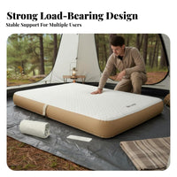 Inflatable Mattress, 20cm Thick, Plush Surface, Outdoor Camping, Comfortable Support