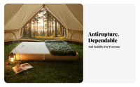 Inflatable Mattress, 20cm Thick, Plush Surface, Outdoor Camping, Comfortable Support