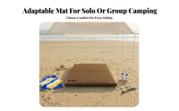 Inflatable Camping Mattress, Single/dual air Bed, Portable Moistureresistant Mat, Foot Pump, Outdoor Sleeping Pad