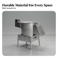 Multi-Functional Firewood Stove, Portable Outdoor Heater, Home & Rural Cooking Heating Steel Stove