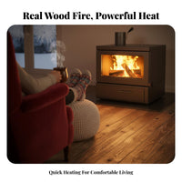 50 Wood Burning Fireplace, Indoor Heating Stove, Home, Villa, Guesthouse, Commercial Use