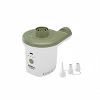 Rechargeable inflator for camping gear.