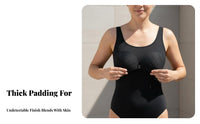 Thick Bra Pads, Ultra Push Up, R Shape, Waterproof, Invisible for Swimsuits, Small Bust
