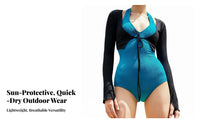 Women's Long Sleeve Cover Up, Sun Protection, Quick Dry, Outdoor & Beach Shirt