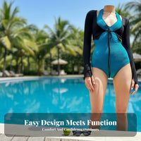 Women's Long Sleeve Cover Up, Sun Protection, Quick Dry, Outdoor & Beach Shirt