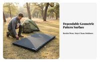 Inflatable Mattress, Portable Single/dual air Bed, Outdoor Camping Moistureresistant Mat, Foot Pump