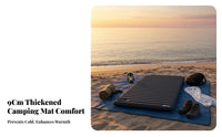 Inflatable Mattress, Portable Single/dual air Bed, Outdoor Camping Moistureresistant Mat, Foot Pump