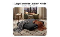 Inflatable Bed, Brushed TPU Camping Sleeping Pad, Adjustable Firmness, Double/Single Option, Electric Inflation