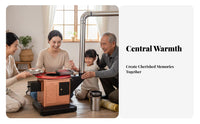 Smokeless Multi-Functional Heating Stove for Indoor Rural Homes, Winter Table
